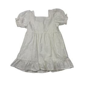 Kendi Briar Eyelet Puff Sleeve Dress